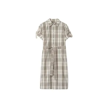 Burberry Checked Shirt Dress