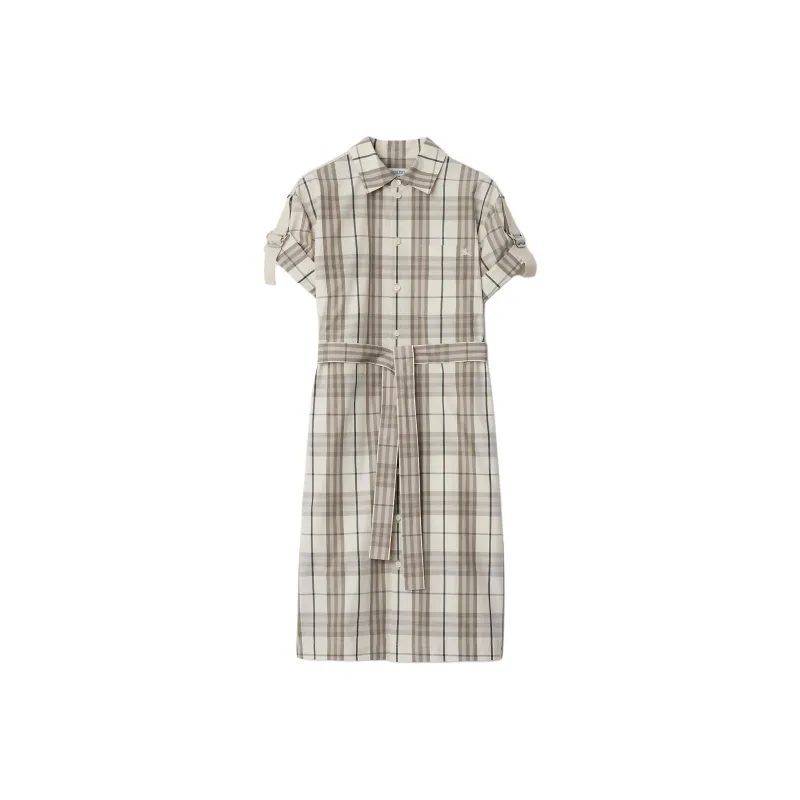 Burberry Checked Shirt Dress-0
