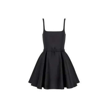 DIOR SS24 Slip Dresses Women's Black