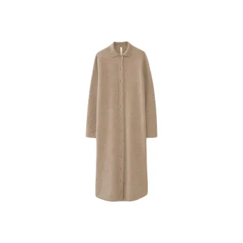 Lauren Manoogian FW24 SHIRT DRESS Long-Sleeved Dresses Women's DUST/Gray