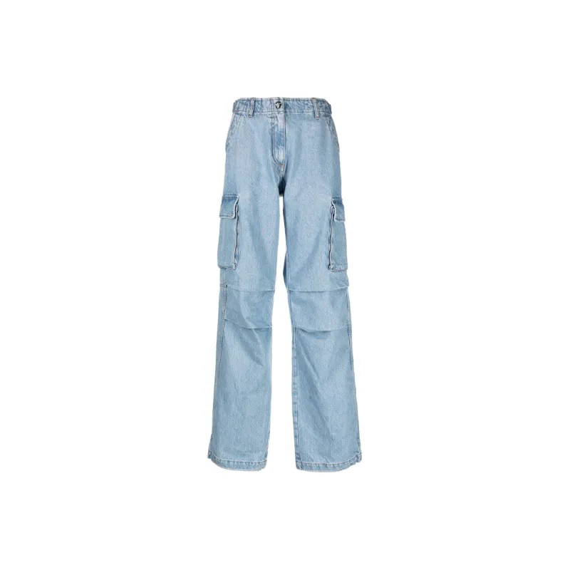COPERNI Denim Cargo Trousers 'Blue'-0