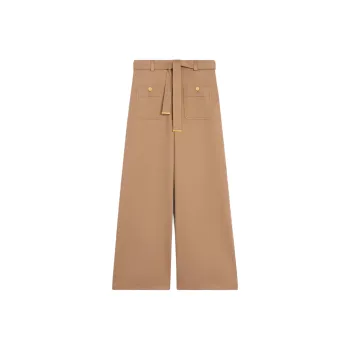 CELINE SS25 Casual Pants Women's Caramel