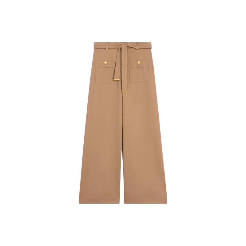 CELINE SS25 Casual Pants Women's Caramel-0