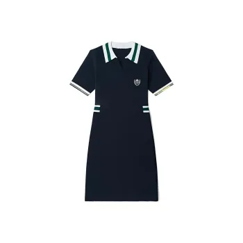 Kappa Short Sleeved Dresses Women's Midnight Blue