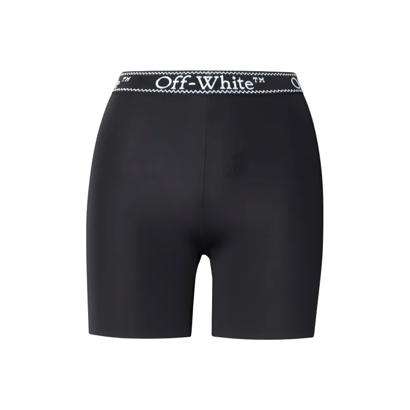 OFF WHITE Casual Shorts, Regular Fit Women's Black-0