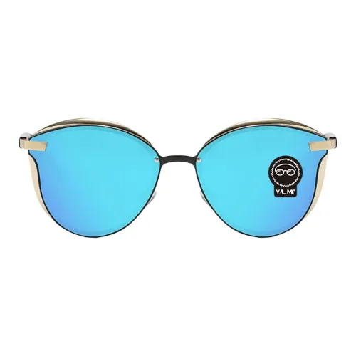 YALMY PC Metal Cat Eye Sunglasses Unisex