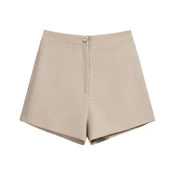 PZGE Casual Shorts Women's Khaki