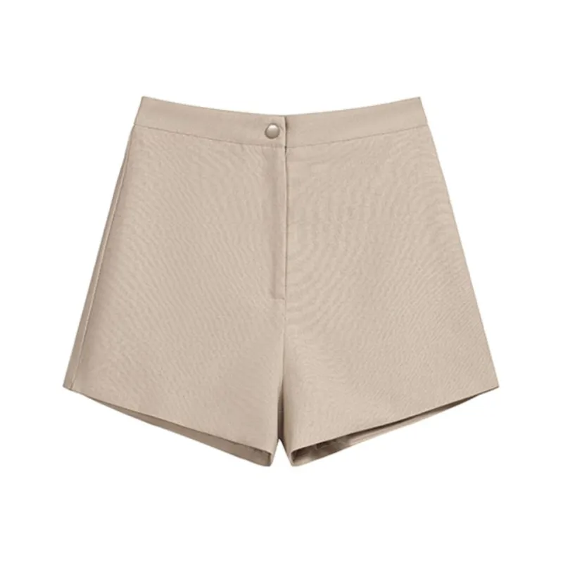 PZGE Casual Shorts Women's Khaki-0