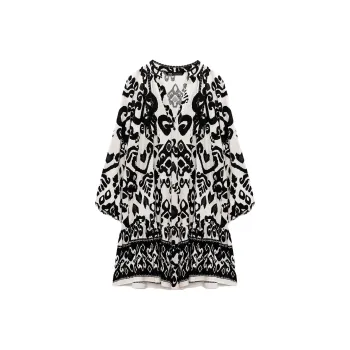 ZARA Long-Sleeved Dresses Women's Orange