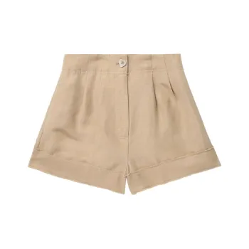 Aje Casual Shorts Women's Beige Yellow