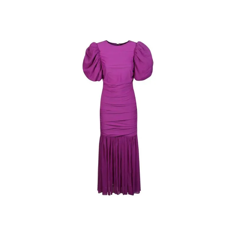 Rotate Short-Sleeved Dresses Women's Purple-0