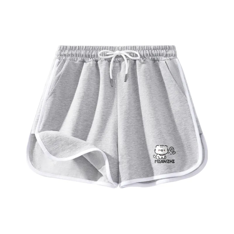 Cotton Casual Shorts Women's-3