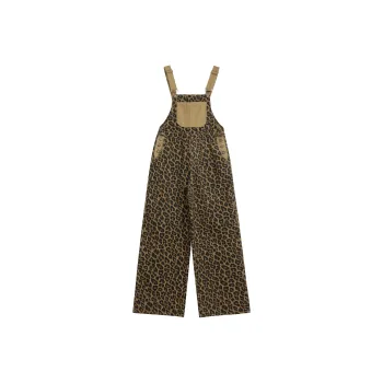 Poyz Overalls Women's Leopard Print