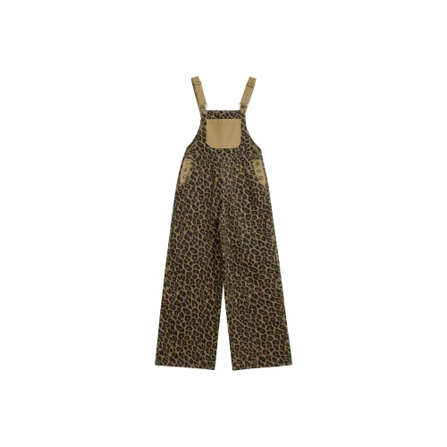 Poyz Overalls Women's Leopard Print