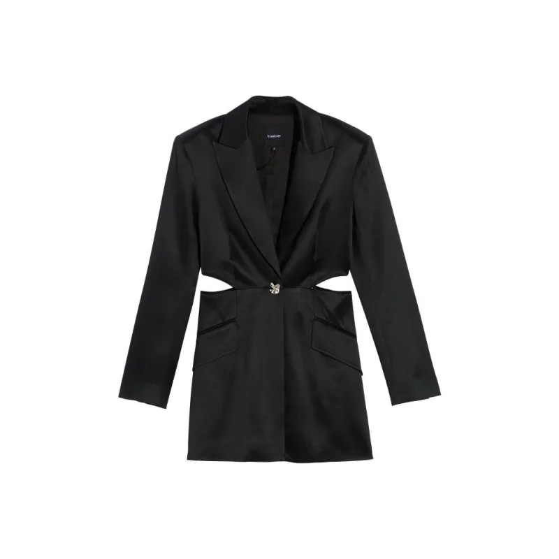 Bebe Long-Sleeved Dresses Women's Black-0