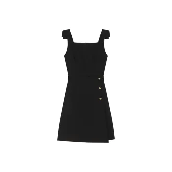 VEGA CHANG Slip Dresses Women's Late Dinner Black