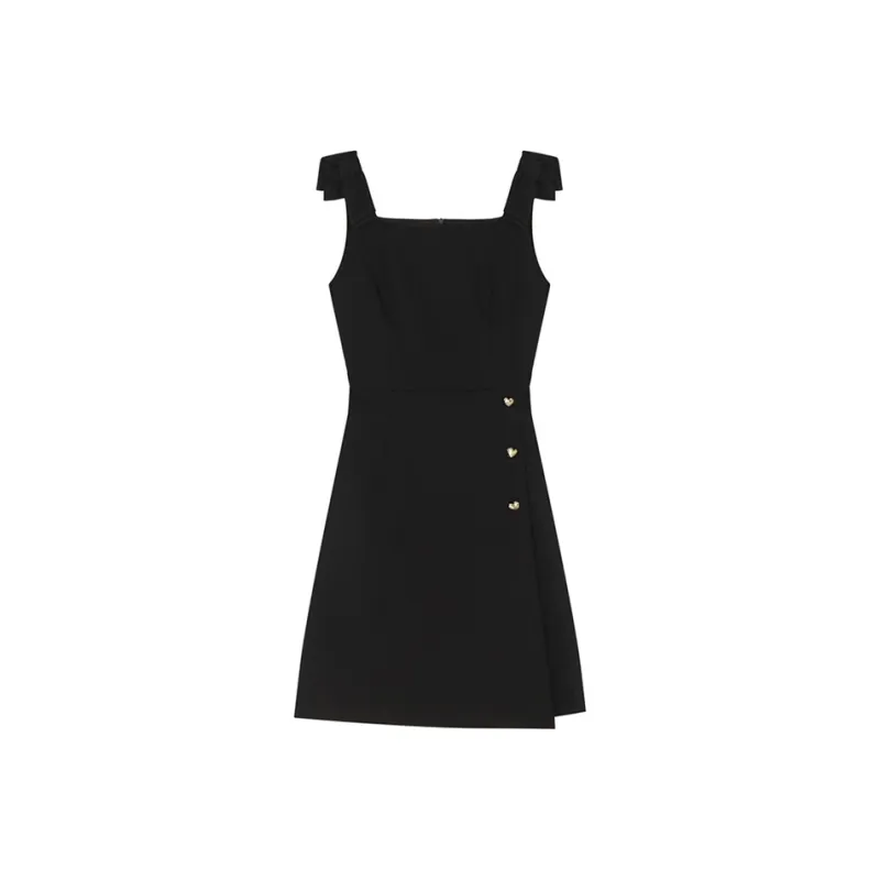 VEGA CHANG Slip Dresses Women's Late Dinner Black-0
