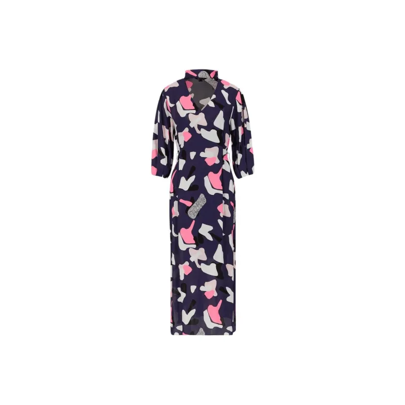 ARMANI EXCHANGE Long Sleeved Dress Women's Purple-0