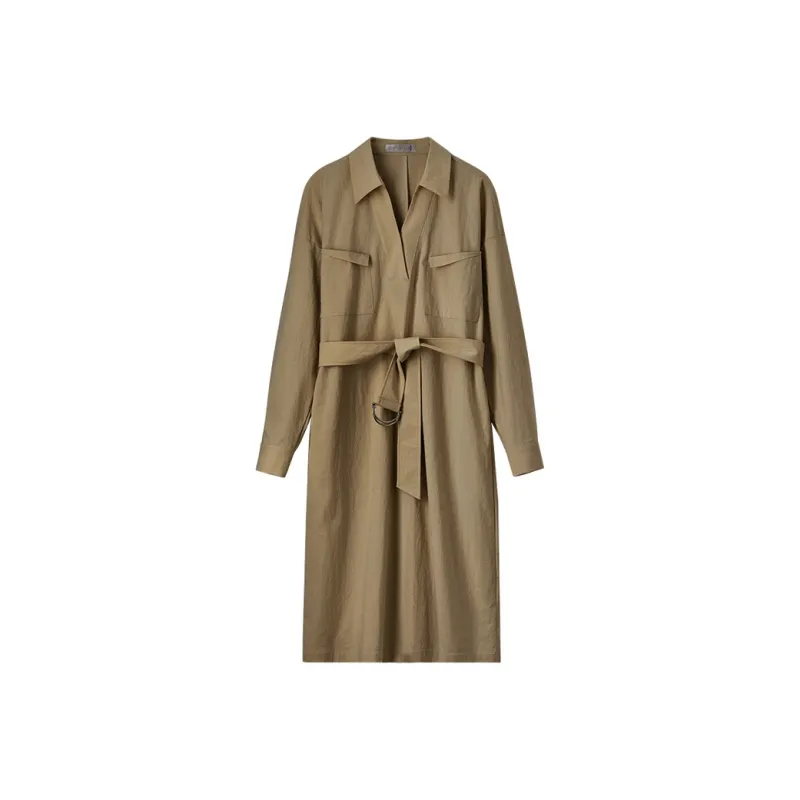 SENTUBILA Long Sleeved Dresses Women's-2