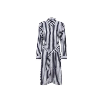 Polo Ralph Lauren Striped Tie Waisted Shirt Dress