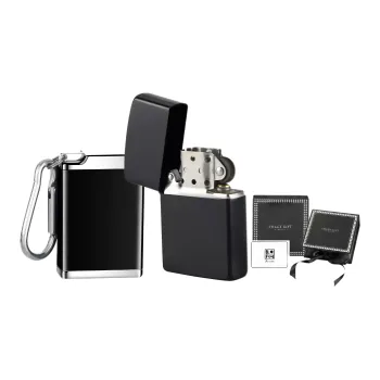 Beauty Of Flower Makeup Lighter Ashtray Gift Box Set, Surprise Gift Offer Black