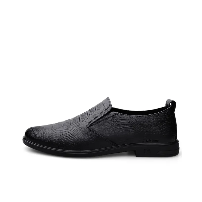 Wen Nai Casual Shoes Men's Black-0