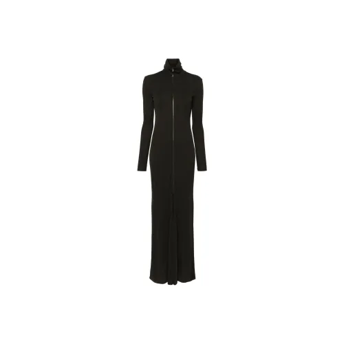 NANUSHKA Mélange Zip up Maxi Dress