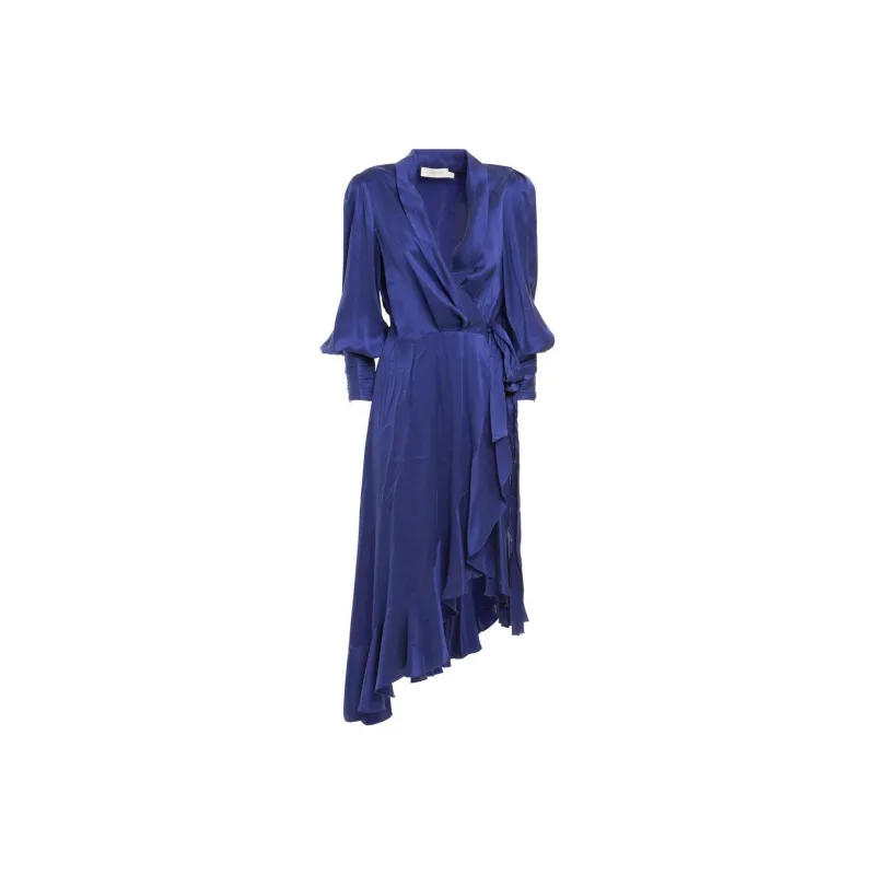 Zimmermann SS23 Long-Sleeved Dresses Women's Blue-0