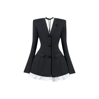 FOASIS Long Sleeved Dress Women's Black