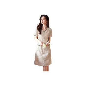 XWI Short Sleeved Dress Women's Apricot