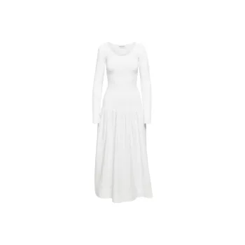 ARITZIA Babaton Guild Dress Long-Sleeved Dresses Women's White/White
