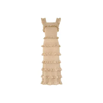 Zimmermann Ruffled Midi Skirt