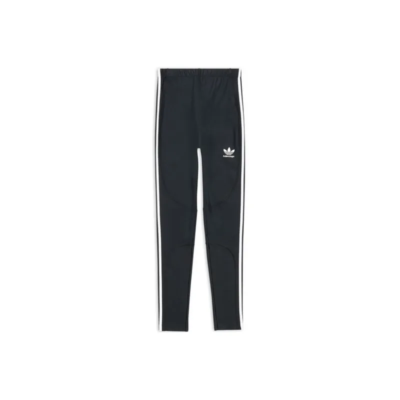 Balenciaga X Adidas Women's Athletic Leggings Black White-0