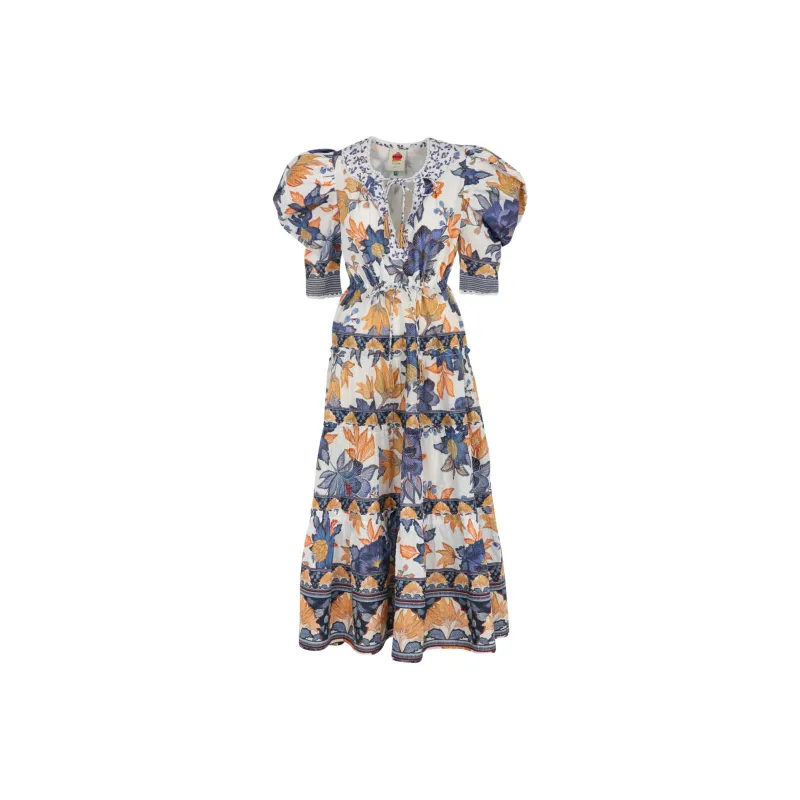 Farm Rio Summer Flowers print Maxi Dress-0