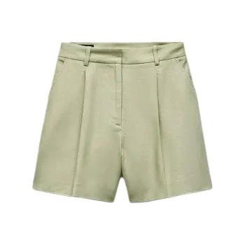 ZARA Casual Shorts Women's Green
