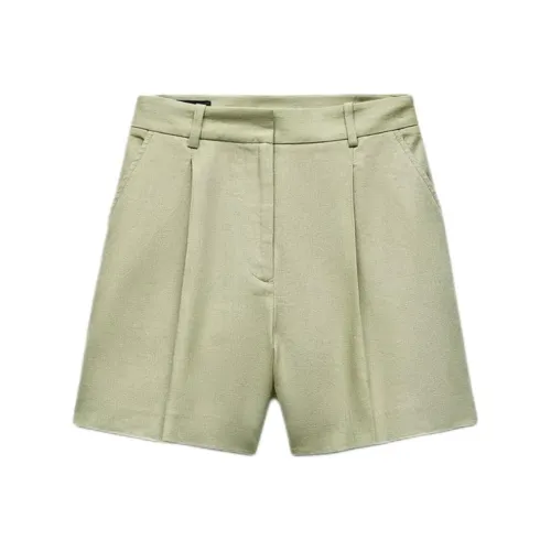 ZARA Casual Shorts Women's Green