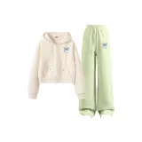 Milk White (Y Dog's Sky Chest Mark)+New Bean Green (Y Dog's Sky Pants Label)