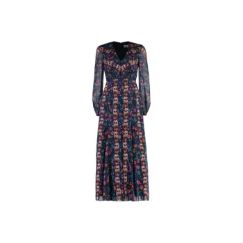 SALONI Long-Sleeved Dresses Women's Blue