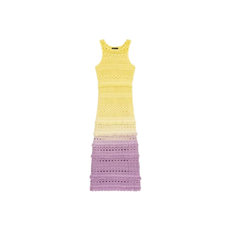 Maje Sleeveless Dresses Women's Yellow-0