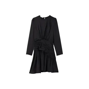 Sandro Long Sleeved Dresses Women's Black
