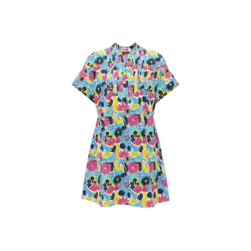 DVF Diane Von Furstenberg Short-Sleeved Dresses Women's Blue-0