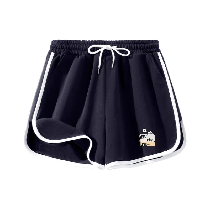 Cotton Casual Shorts Women's-0