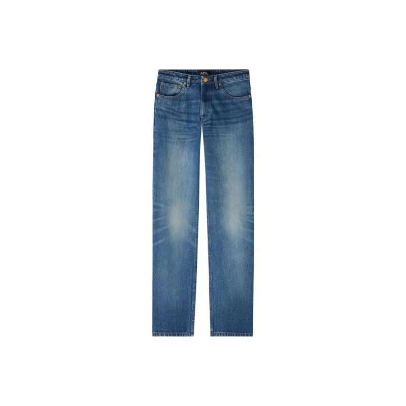 A.P.C Washed Straight Leg Jeans-0