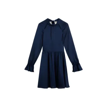 Ted Baker Long Sleeved Dress Women's Dark Blue