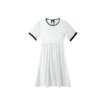 EIDOLON GRAIN Short Sleeved Dress Women's Polka Dot
