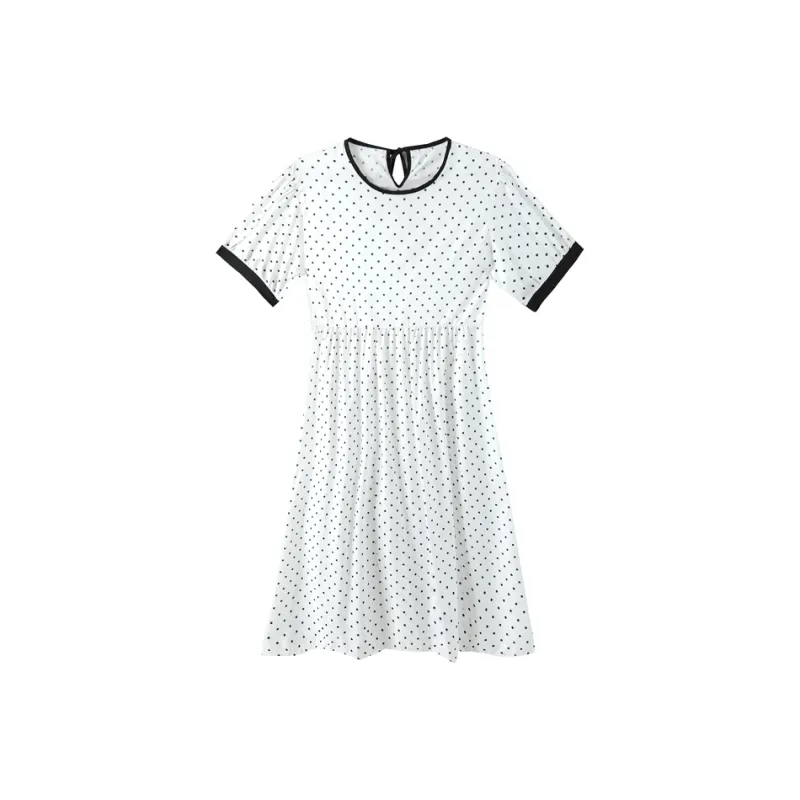 EIDOLON GRAIN Short Sleeved Dress Women's Polka Dot-0