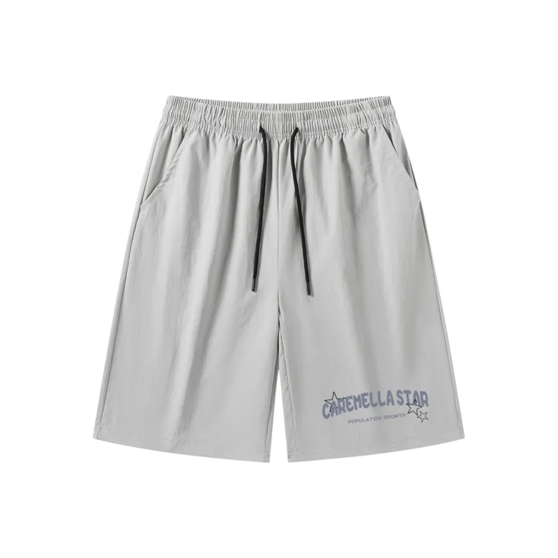 Caramella Casual Shorts Unisex Gray-0