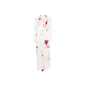 Blumarine Roses print Maxi Dress