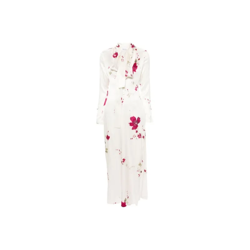 Blumarine Roses print Maxi Dress-0