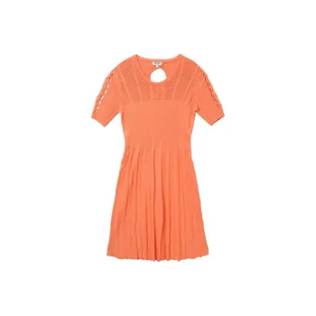 KENZO Short Sleeved Dress Women's Orange